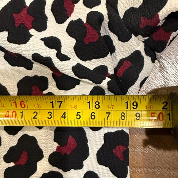 Michael Kors Black and Red Patterned Blouse - Picture 7 of 11